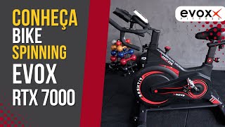 Bicicleta Spinning Resistência Magnética RTX 7000  Evox Fitness [upl. by Aneehsar]