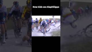 How kids see Julian Alaphilippe vs How I see him julianalaphilippe cycling [upl. by Adelia]