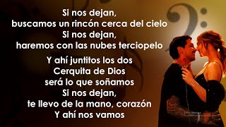 Christian Nodal Belinda  Si Nos Dejan LetraLyrics [upl. by Wenn680]