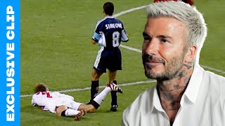 quotThat Was The Most Difficult Time In My Careerquot  Beckham Recalls His Red Card Against Argentina [upl. by Ikkela]