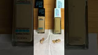 5hours oil test between Maybelline fit me vs Maybelline superstay foundationrohakhan007maybelline [upl. by Adnwahs]