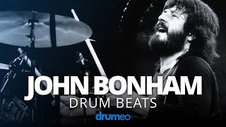 9 Essential John Bonham Drum Beats [upl. by Suilmann]