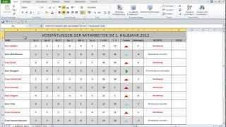 Excel  Dynamische Symbole für Tendenzen Entwicklungen Gewinne Umsätze [upl. by Clovis]