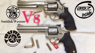 Smith amp Wesson 686 vs Taurus 66 [upl. by Hayikat334]