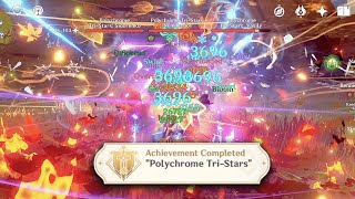 This team made it too easy  Polychrome TriStars Guide  Genshin Impact 50 [upl. by Mosra414]