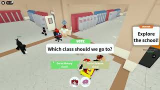 Playing Zombie School With My Brother Domi Subscribe [upl. by Shuman]