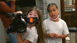 Watch Penelope Disick and North West Pretend Film Keeping Up With the Kids [upl. by Nnylyma885]