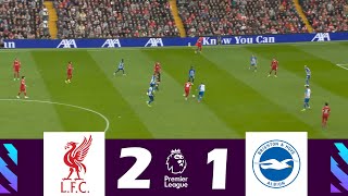 Liverpool vs Brighton 21  Premier League 202425  Match Highlights [upl. by Chao454]