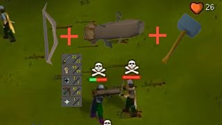 THE ULTIMATE DEADLY STACKING DAMAGE 3 IN F2P  OSRS PKING  STEROIDS [upl. by Alyose]