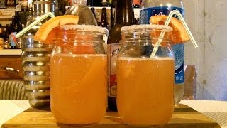 How To Make A Grapefruit Radler Shandy Beer Cocktail RECIPE INCLUDED DJs BrewTube [upl. by Earl381]