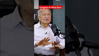 Congress on Afzal Guru ftsushil Kumar Shinde  subhankar mishra shorts ytshorts podcast yt [upl. by Alleunamme485]