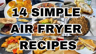 14 Simple AIR FRYER RECIPES  Easy to follow Family Food that you will want to make again amp again [upl. by Ezzo]