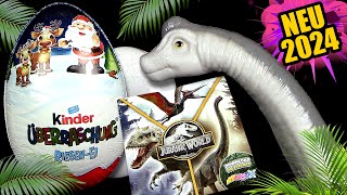 Kinder Überraschung ® Jurassic World ™ Riesen Ei 2024  Brachiosaurus  Unboxing [upl. by Doretta622]