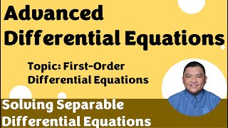 Solving Separable Differential Equations1 II FirstOrder Differential Equations [upl. by Rior830]