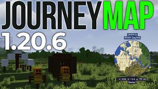 How To Add Journey Map to Minecraft 1206 [upl. by Enahs]