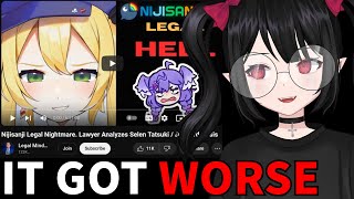 Lawyer Exposes Nijisanjis Legal Troubles Regarding Selen Tatsuks Termination  Rev Reacts [upl. by Atinauq702]