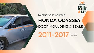 Replacing the Door amp Window Seals and Rubber Molding on a 20112017 Honda Odyssey Minivan [upl. by Rosalba]