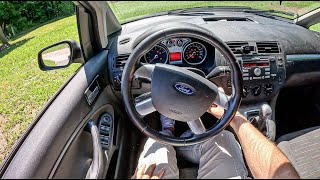 2008 Ford CMAX I 18 Duratec 125HP 0100 POV Test Drive 1757 Joe Black [upl. by Ayeka199]