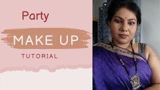 Party Makeup Tutorial Step By Step [upl. by Mou400]