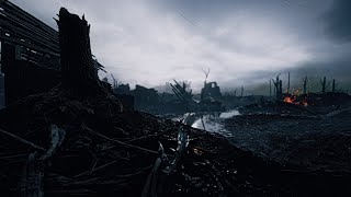 Battlefield War Ambience World War 2 distant gunfire battles artillery tanks bombs [upl. by Ereveneug887]