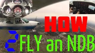 IFR  Solo  NDB 35 Approach  How to fly an NDB [upl. by Primo]