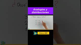 Recordando resolver analogías numéricas matemática maths matematicas [upl. by Aelyk]