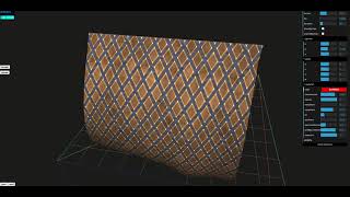 Threejs Realtime Cloth Simulation Demo 1 [upl. by Saucy360]