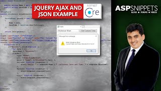 Using jQuery AJAX and JSON in ASPNet Core MVC [upl. by Prent]