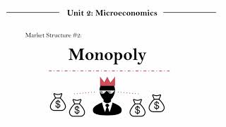 IB Econ Unit 21112  Monopoly Part 1 [upl. by Tiffy]