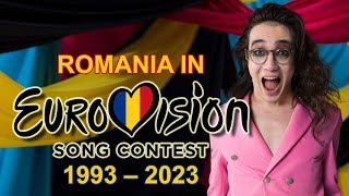 Romania 🇷🇴 in Eurovision Song Contest 19932023 [upl. by An]