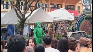 Green Man at Session Road Baguio City❤️😱😍😱 [upl. by Gnort]