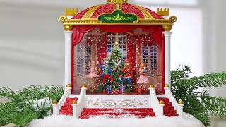 Holiday 2020 Nutcracker Ballet Musical Lighted Water Theatre by RAZ Imports [upl. by Barbara]