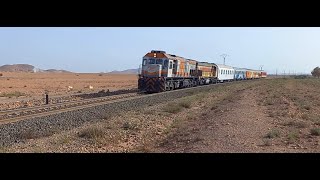 Train du désert OujdaBouarfa  قطار الصحراء وجدة  بوعرفة [upl. by Ahsienauq]