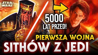 Pierwsza wojna Sithów z Jedi  5000 lat przed filmami Star Wars Kto wygrał Dlaczego wybuchła [upl. by Selohcin]