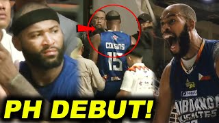 ANYARE SA DEBUT GAME NI DEMARCUS COUSINS SA PINAS  Takeover at Hype na hype ang mga IMPORT [upl. by Araes]