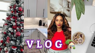 VLOG My KITCHEN MAKEOVER New ApplianceChristmas decorationsDesigner bagHome Vlog FT TeddyBlake [upl. by Ennoirb]