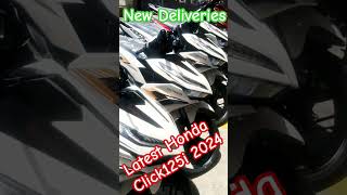 New Delivery Honda Click 125i 2024 click125i hondaclickv3 hondaclick125i hondaClick125V4 click [upl. by Nofets]