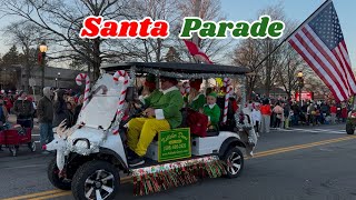 Santa Parade amp Tree Lighting in North Attleboro MA [upl. by Hedelman587]