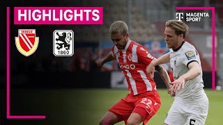 Energie Cottbus  TSV 1860 München  Highlights 3 Liga  MAGENTA SPORT [upl. by Yesllek]