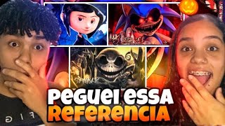 DROP URT React Sonicexe  M4rkim e Coraline  Isis Vasconcellos e Rei do Horror  Shiny [upl. by Horton]