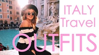 Italy Travel Outfits  SCHANNALOVES [upl. by Aurelie424]