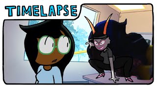 Animating Jade Vs The Condesce  TIMELAPSE [upl. by Tteirrah764]