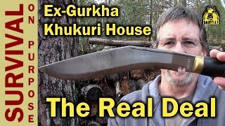 Ex Gurkha Kuhkri Fighting Knife  The Gauntlet Review [upl. by Nhguaved]