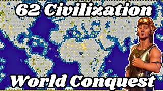 I Conquered All 62 Civilizations In Civilization 6  Supercut [upl. by Loy582]