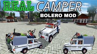 mahindra pick up Bolero Camper mode bus simulator Indonesia BUSSID mode typetechgamingsupport [upl. by Vander7]