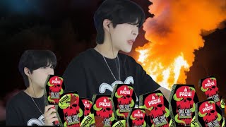 태어나서 처음 먹어보는맛 세상에서 제일매운과자 원칩 챌린지 먹방🔥🚨🌶️KOREAN PAQUI ONE CHIP CHALLENGE 도전 eating [upl. by Adamik]