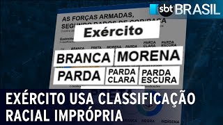 Exército brasileiro contraria IBGE em classificações de cor e raça  SBT Brasil 080324 [upl. by Sualk]