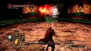 Dark Souls 2  Mytha the Baneful Queen Melee Phantom Summon  Jester Thomas [upl. by Uamak]