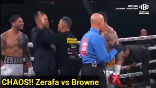 CHAOS FIGHT‼️MICHAEL ZERAFA VS TOMMY BROWNE  FULL FIGHT HIGHLIGHT 2024 [upl. by Ainirtak]