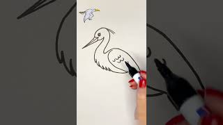 Learn to Draw a Cute Bird Fun and Easy [upl. by Brigham]